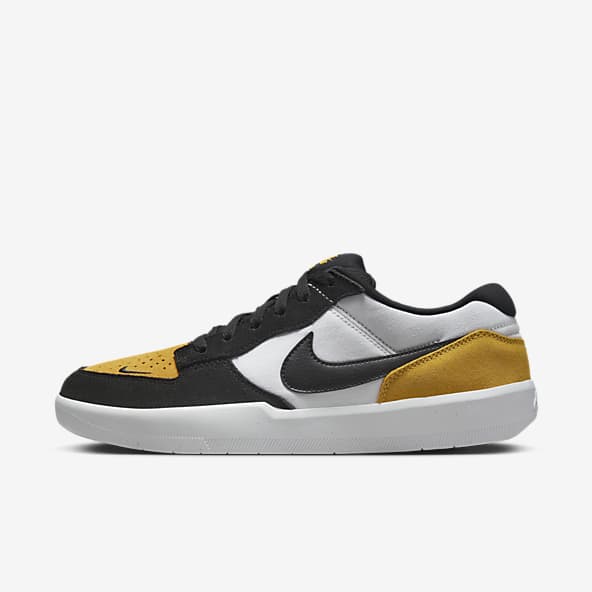Men's nike black and yellow shoes online